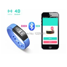 I5 pulsera poligrafía Salud pulsera inteligente de movimiento a prueba de agua Un podómetro reloj de alarma para recordar