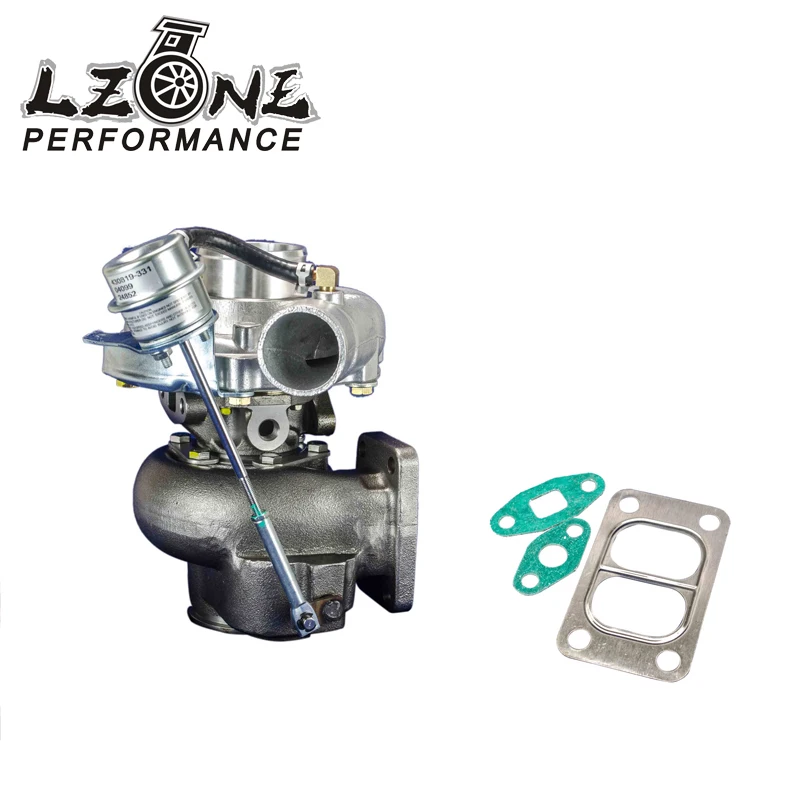 

LZONE - TURBO KKR480 Turbocharger RB20/RB25/13B,A/R:.50 cold,70 hot.t3 flange t3/t4 bearing housing MAX HP: 450HP JR-TURBO43