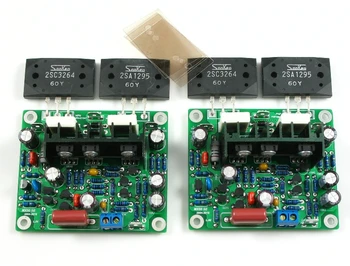 

Fannyda 2pcs HiFi MX50 SE 2.0 dual channel 2x 100W Stereo Power amplifier board original new 2SC3264 2SA1295 home amplifiers