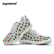 Doginthehole/стильная прогулочная обувь; женские кроссовки с рисунком жука; женская спортивная обувь; удобная обувь для фитнеса на плоской подошве; обувь для тенниса на шнуровке; Femme
