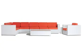 

high quality outdoor rattan 7 seaters sofa set