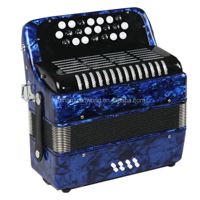Afanti Music 22keys 8Bass Children Piano Accordion AFA-20 dark blue color