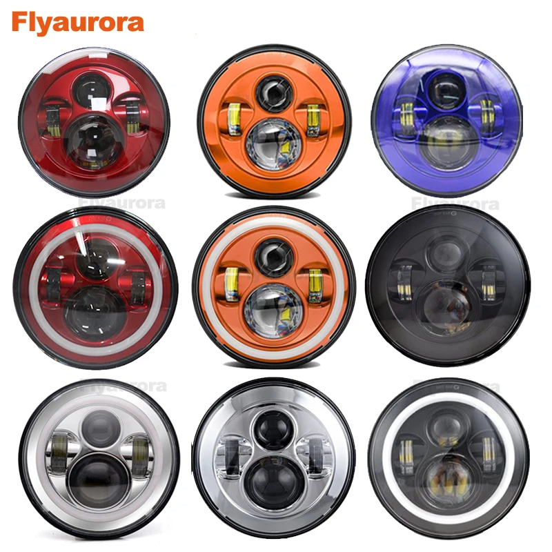Flyaurora 2 X освещение Emarked 7 &quotвихревой светодиодный налобный фонарь комплект с