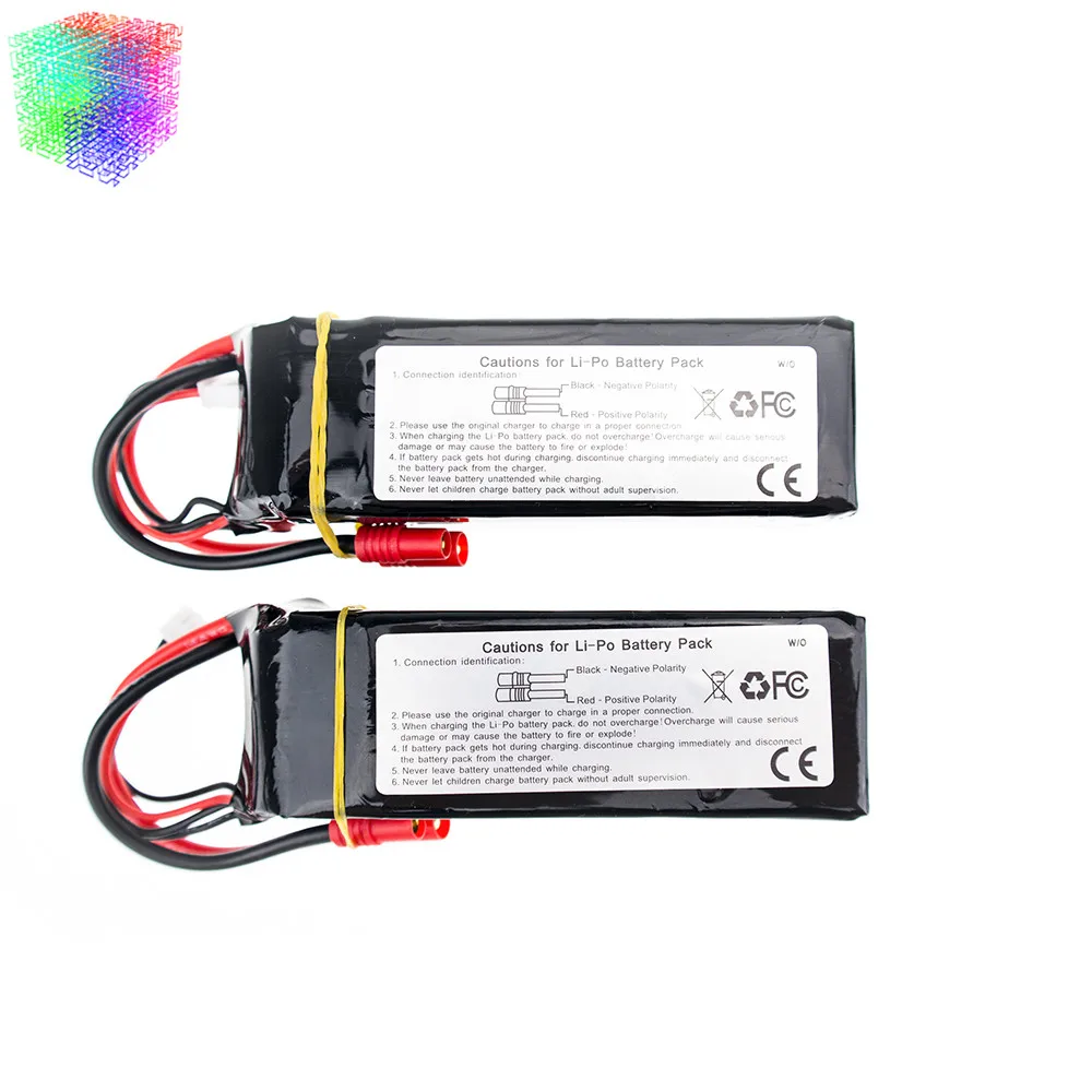 2 шт. Walkera QR X350 PRO Lipo аккумулятор 11 1 В 5200 мАч 3S 15C Запчасти для радиоуправляемого