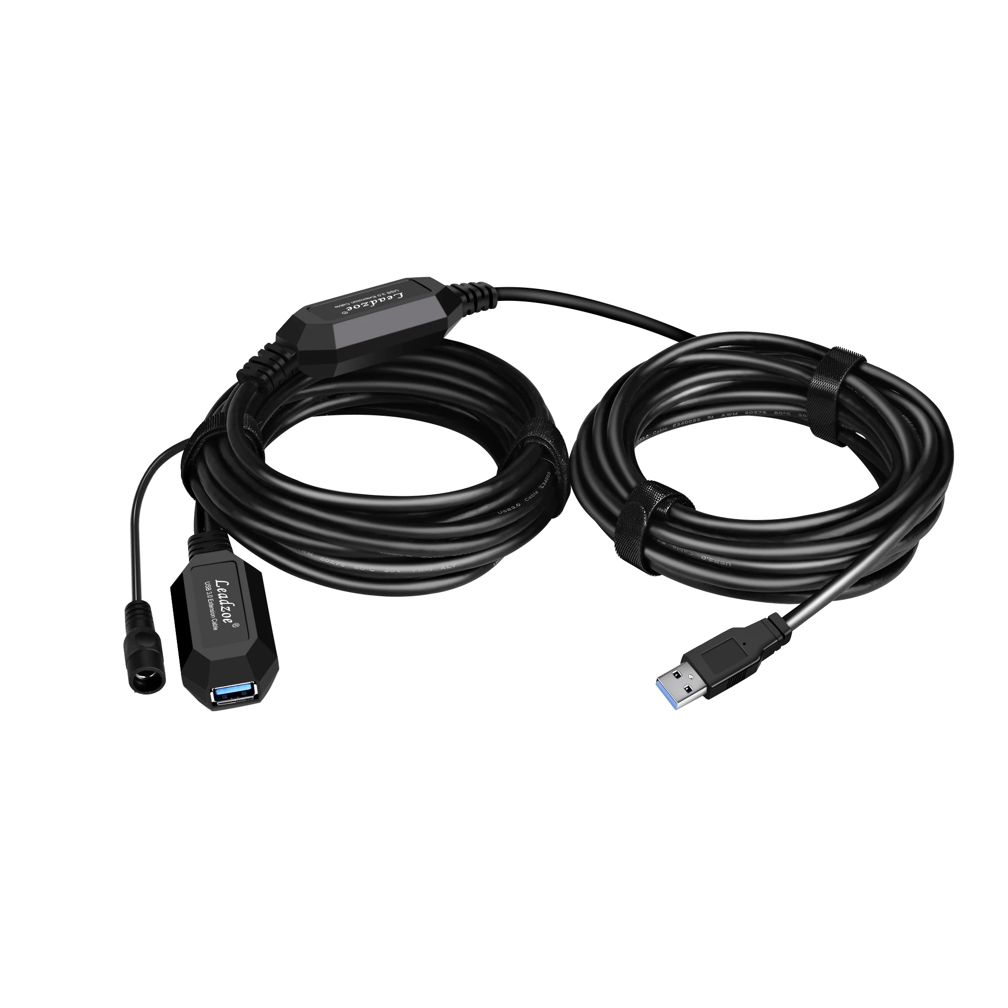 

Leadzoe 33 feet Active USB 3.0 Extension Cable Type A Male to Female Data cord for Oculus Rift,Xbox,Hard Drive,Keyboard and More