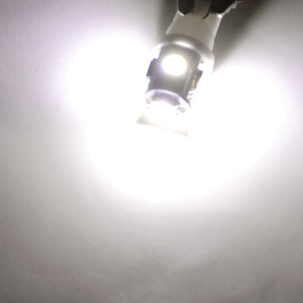 VicTsing Auto T10 Led White 194 W5W LED Car Super Bright Turn Side License Plate Light Lamp Bulb DC 12V Parking Light 6500K      (2)