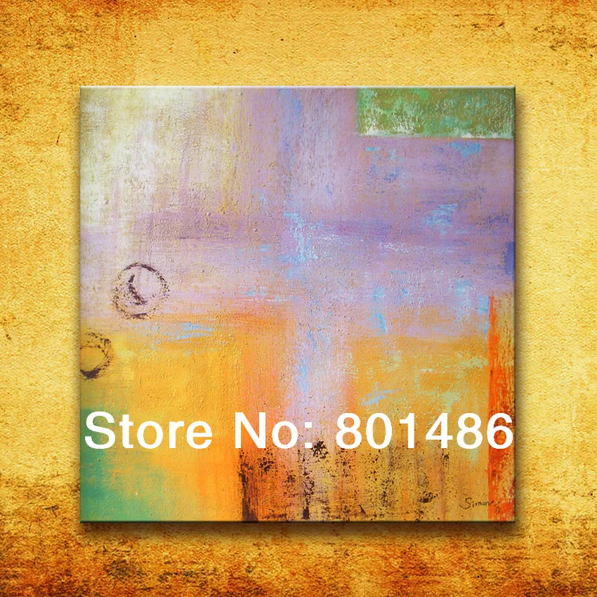 

Oil painting decorative painting brief modern abstract oil painting
