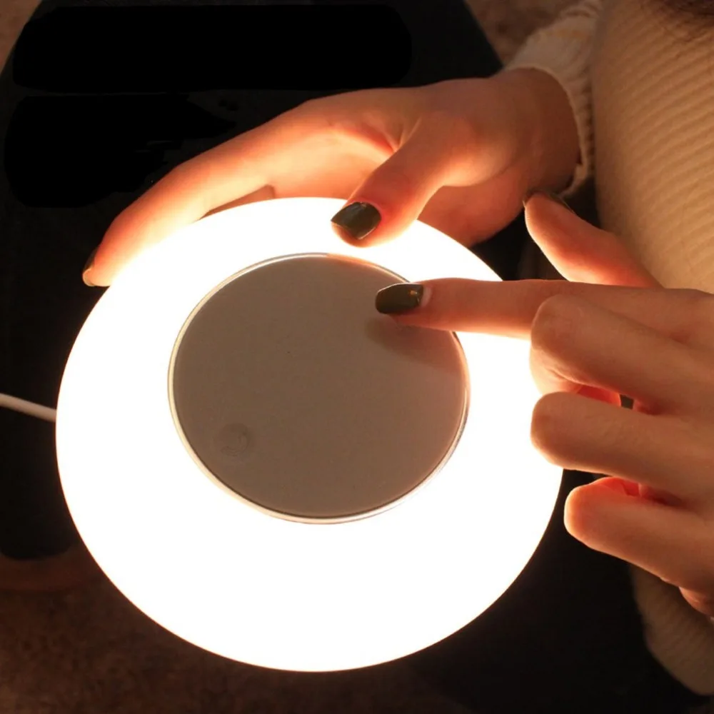 

Creative Spaceship Night Light Wireless Charger Colorful LED Night Light Bedside Warm Light for Home Bedroom