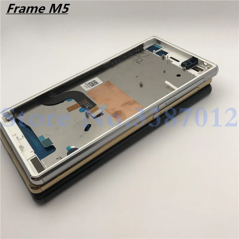 

New Front Middle Frame Bezel Plate Chassis Housing For Sony Xperia M5 E5603 E5606 E5653