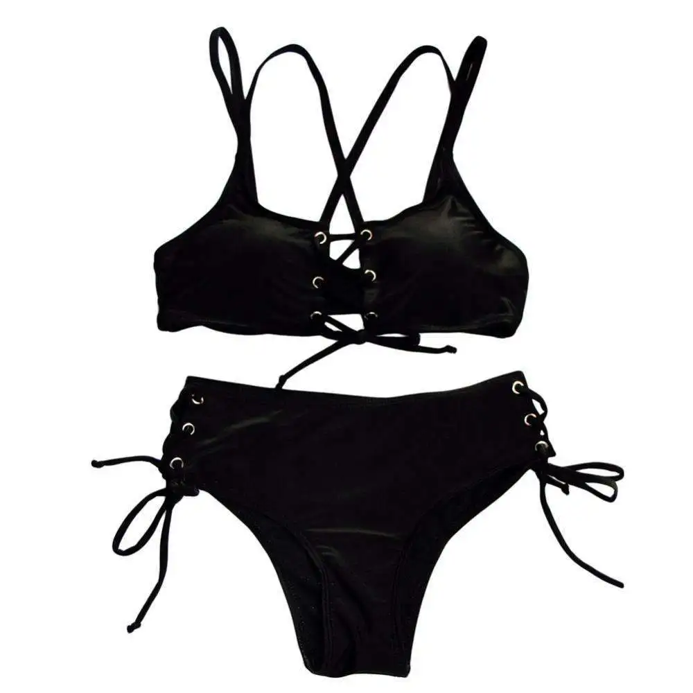 

sexy BIKINI 2019 set SWIMwear WOMEN SWIMSUIT SWIMMing WEAR SUIT FOR WOMEN STROJ KAPielowy