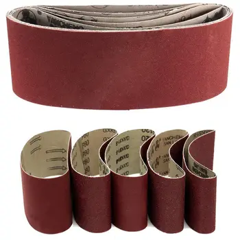 

5 X Mixed Power Tool Sander Sanding Belt Belts 75mm X 457mm 60 80 120 240 Grit