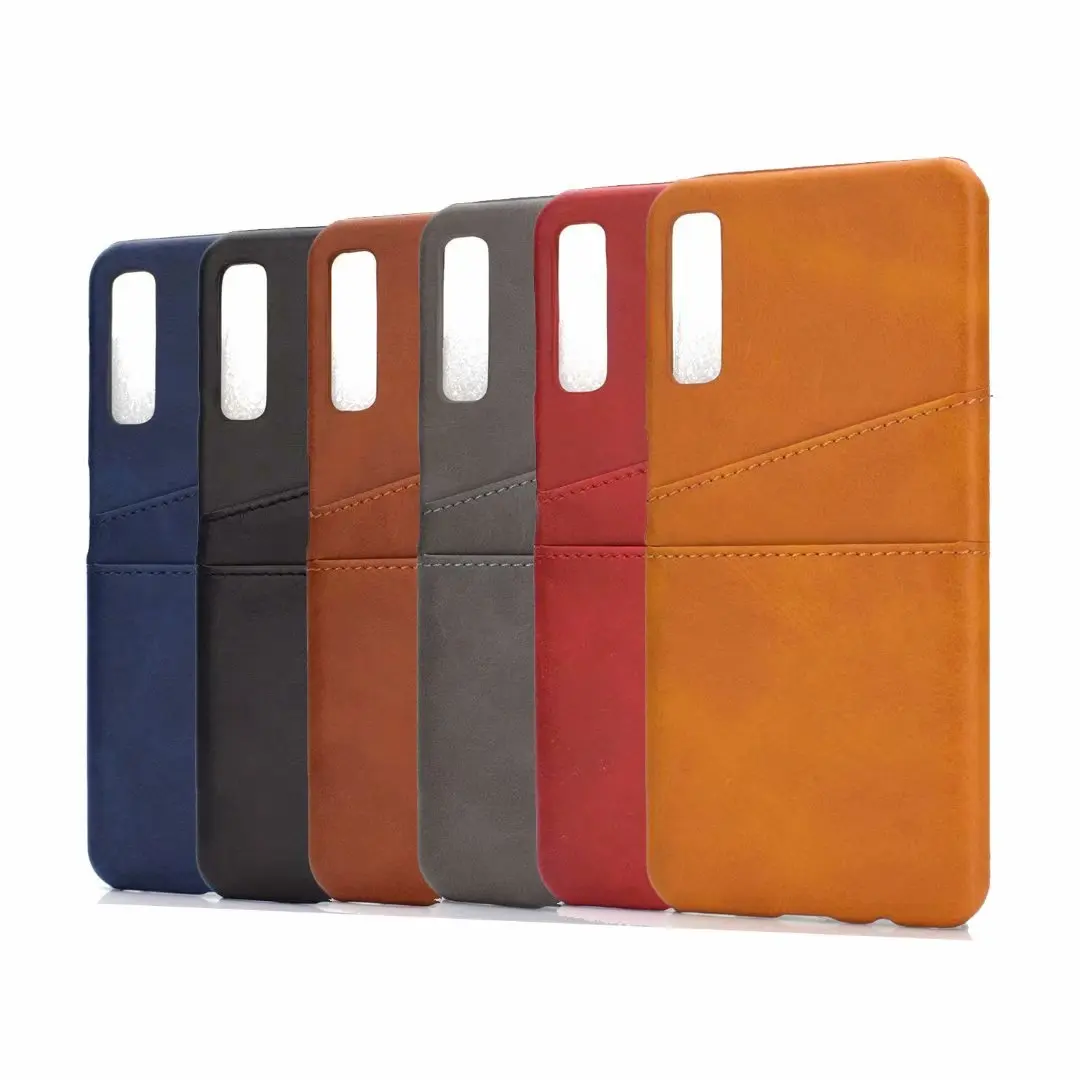 

For Samsung Galaxy A7 2018 Credit Card Case Vintage PU Leather Wallet Case J6 J8 S10 Lite S9 S8 A5 A6 A8 Card Slots Cover Fundas