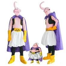 Японский аниме Dragon Ball Z Majin Buu косплей костюм, унисекс Хэллоуин сценические костюмы наряд