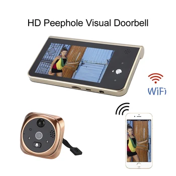 

Doorbell Camera mirilla wifi Video Eyes Digital Peephole Wireless Doorbell Wi-fi Phone Ring Door Bell APP Alarm Video Intercom