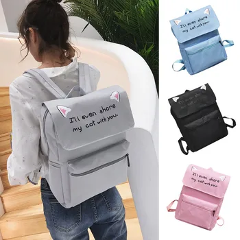 

Campus Women Backpack School Bag for Teenagers College Canvas Female Travel Bag Laptop Backpack Bolsas Mochila #B01