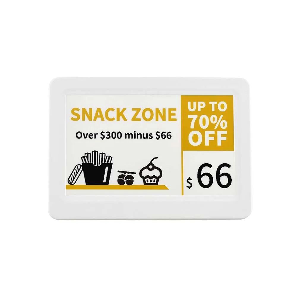 Preise Waveshare 7,5 zoll e Papier Schutz Fall für 7,5 zoll Raw Panel display Hochwertige ABS kunststoff weiß farbe