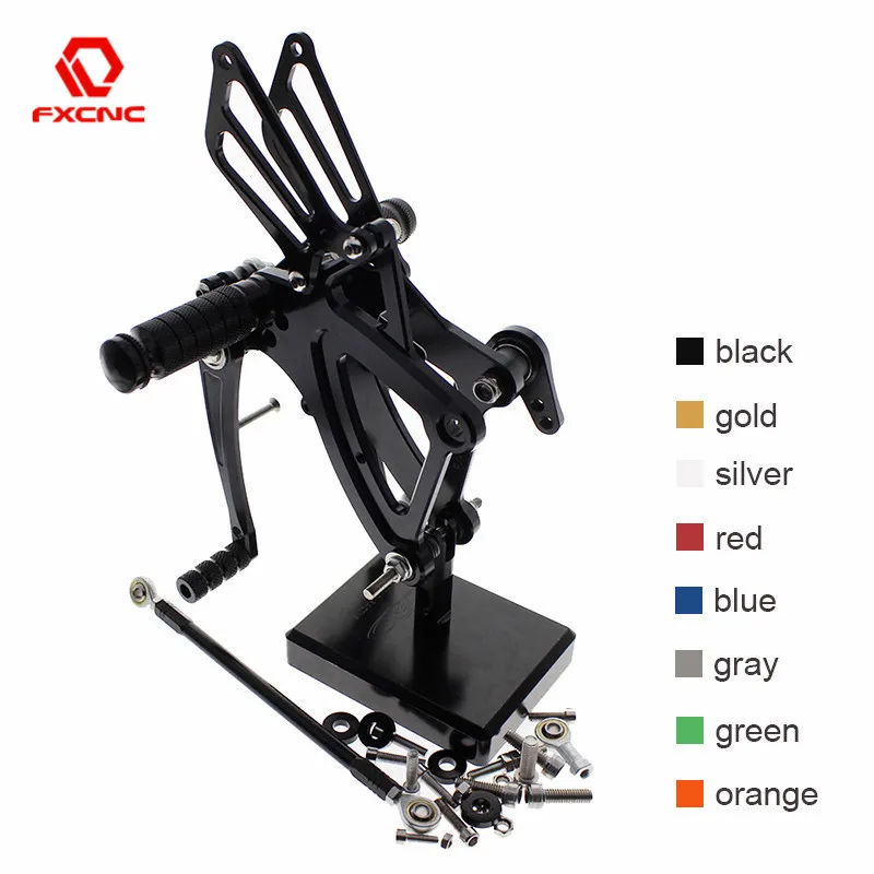 

FOR Honda CBR500R/400R/CB500F/400F 2013-2017 2016 Aluminum Adjustable Motorcycle Rearsets Rear Sets Foot Pegs Pedal Footrest