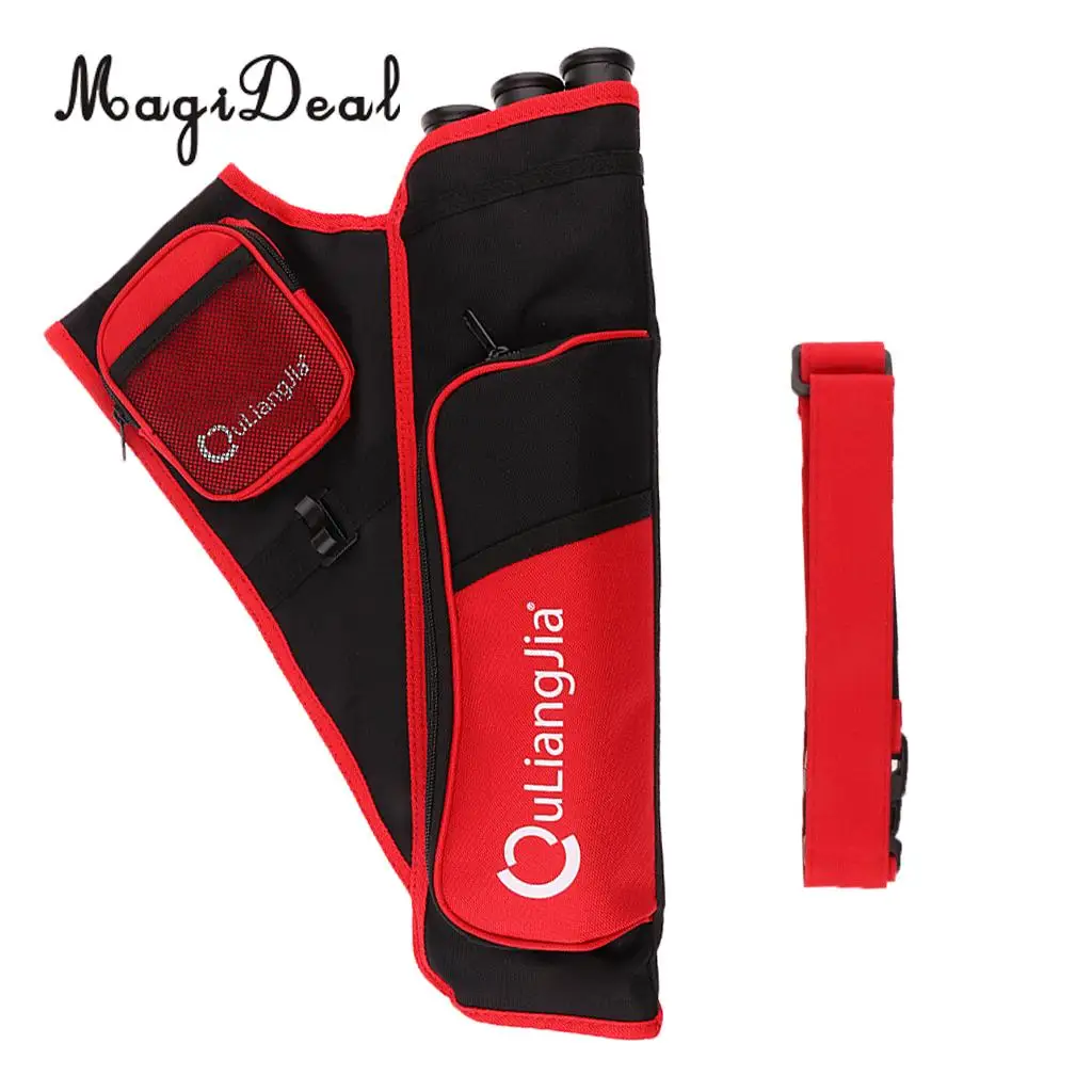 MagiDeal Outdoor Hunting Three Tubes Archery Arrow Hip
