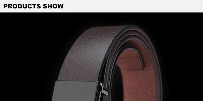 FAJARINA дизайн простой дизайн черные гладкие пряжки металлические ремни для мужчин качество воловья натуральная кожа ремень N17FJ728
