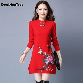 

2020 chinese traditional women cheongsam female cotton chinese dress wedding qipao oriental dresses modern girl dress