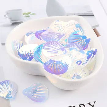 

120pcs Motif Wedding Matte Sequins 18mm Shell Shape Sequins DIY Accessories Stitch beads DIY Craft Women Garments Accessories