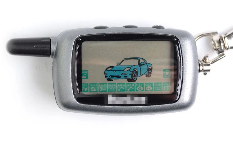 2016 New Hot Selling Starlionr A9 Starline LCD Remote Controller For Two Way Car Alarm Starline A9 Keychain Russian Version