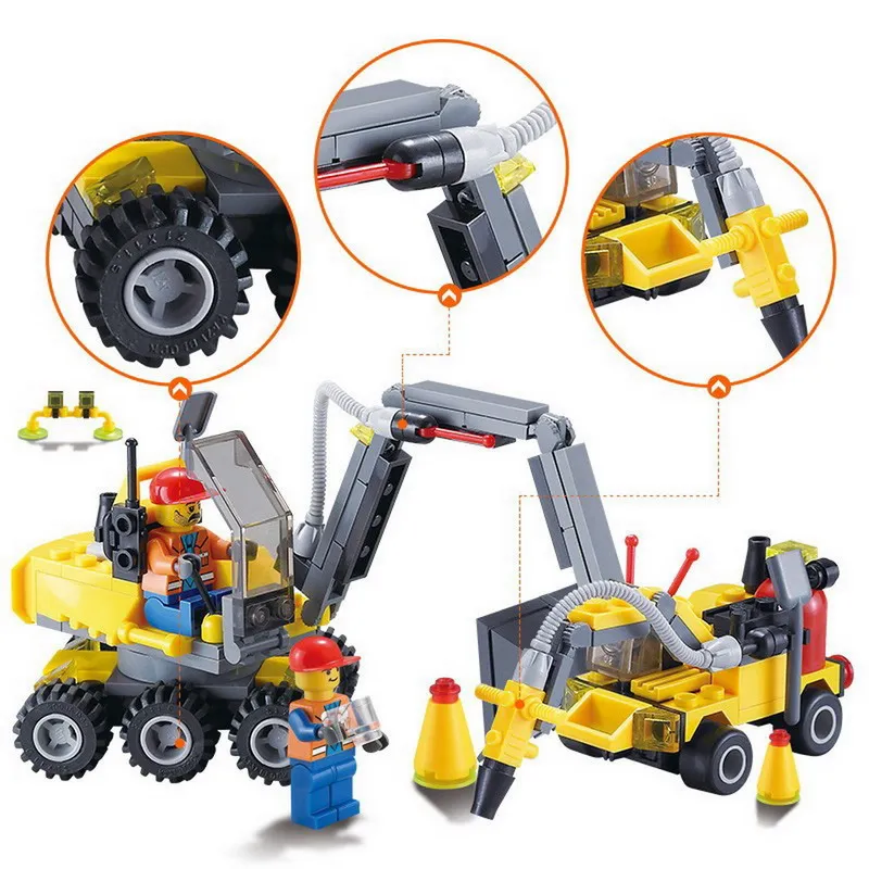 City Fire Fighting Transport Dumper Excavator Truck Legoings Model Building Blocks Enlighten Toys For Children Christmas Gift City Fire Fighting Transport Dumper Excavator Truck Legoings Model Building Blocks Enlighten Toys For Children Christmas Gift