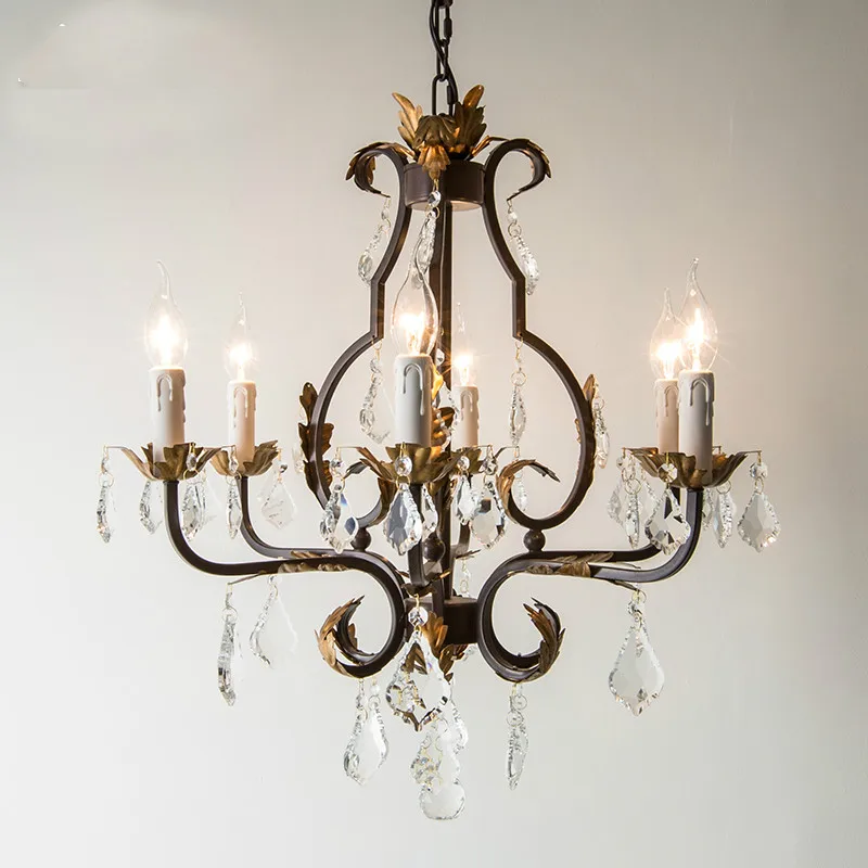 

Bedroom Traditional Chandelier Lighting For Dining Room Chandelier 6/8 E14 Led Restaurant Coffee Lamp Led Industrial lighting