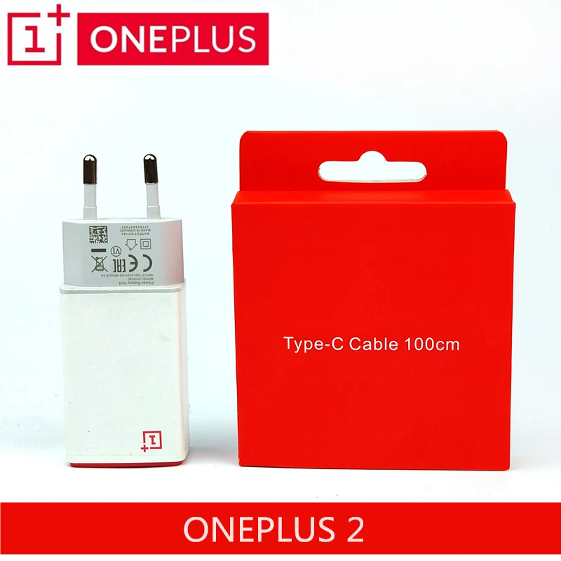 Original ONEPLUS 2 Charger 5V/2A EU/US USB Wall Adapter &100cm/150cm