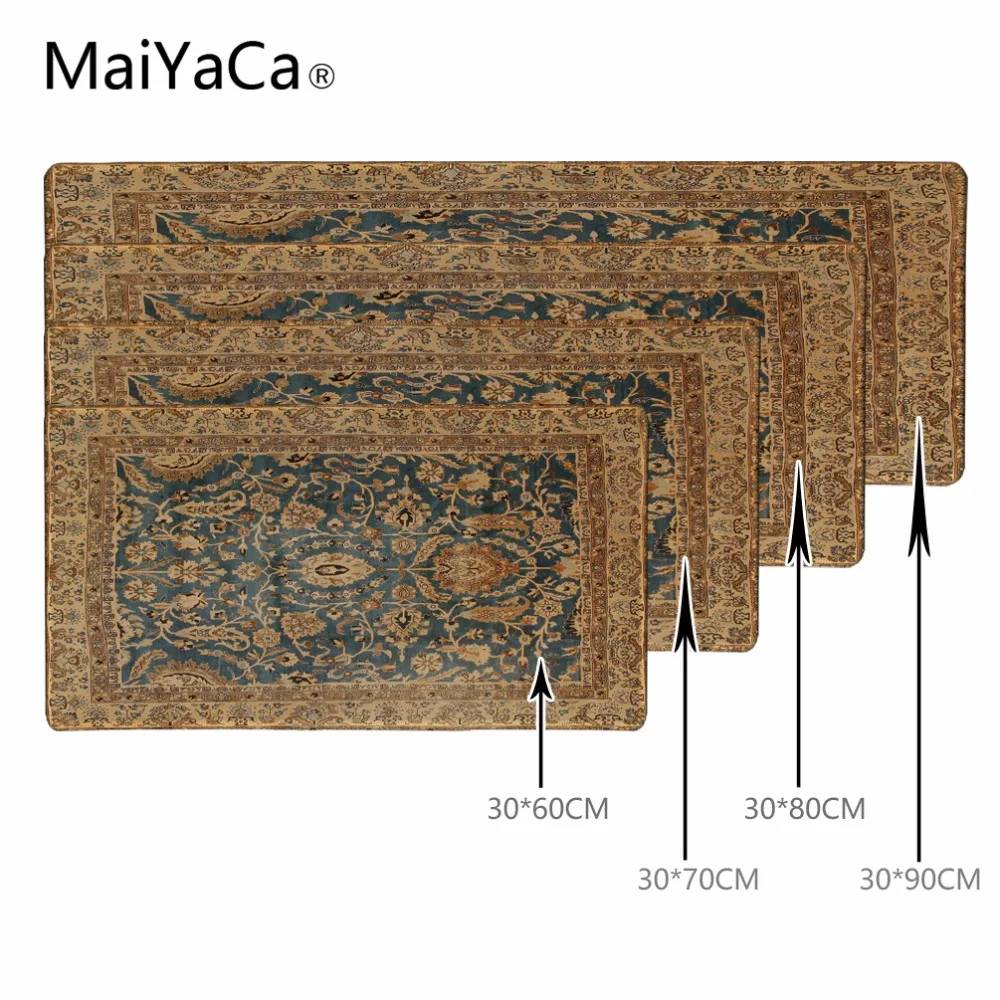 Maiyaca большой игровой персидский планшет, коврик для мышки замок края Противоскользящий плеер контроль скорости бренд коврики для игровой мыши