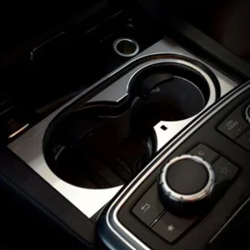

Free Shipping For Mercedes Benz ML GL GLE GLS 2PCS High Quality Aluminum Alloy Car Water Cup Cover Trim Car Styling Accessories