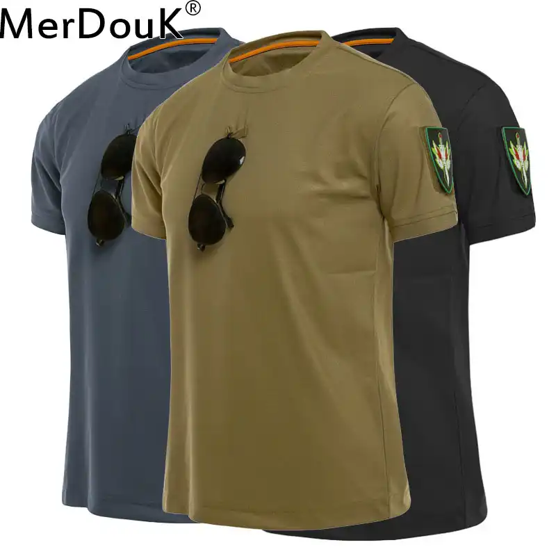 Army T Shirt Military Tshirt Style Tactical T shirt Urban Men's Green