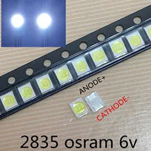 1000 шт. для lextar led tv подсветка 2835 3528 1210 6 в Электронная светодиодная лампа для ЖК-телевизора ремонтный пакет в ассортименте комплект холодный белый