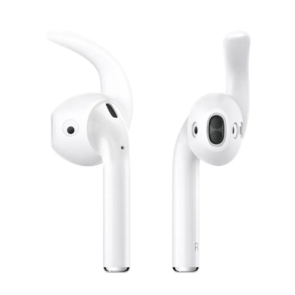 Earphone Case for AirPods Replacement Soft Silicone Antislip Ear Hook Earbuds Tips for Apple EarPods and AirPods 3 Pairs S/M/L