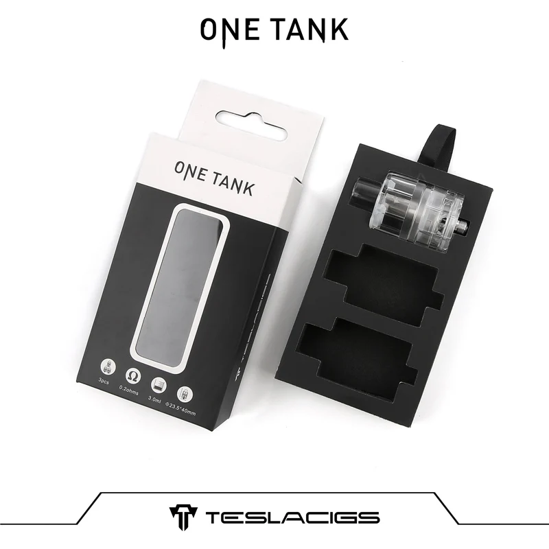 3 шт./лот оригинальный Tesla ONE одноразовый бак Subohm мл Teslacigs один раз распылитель для