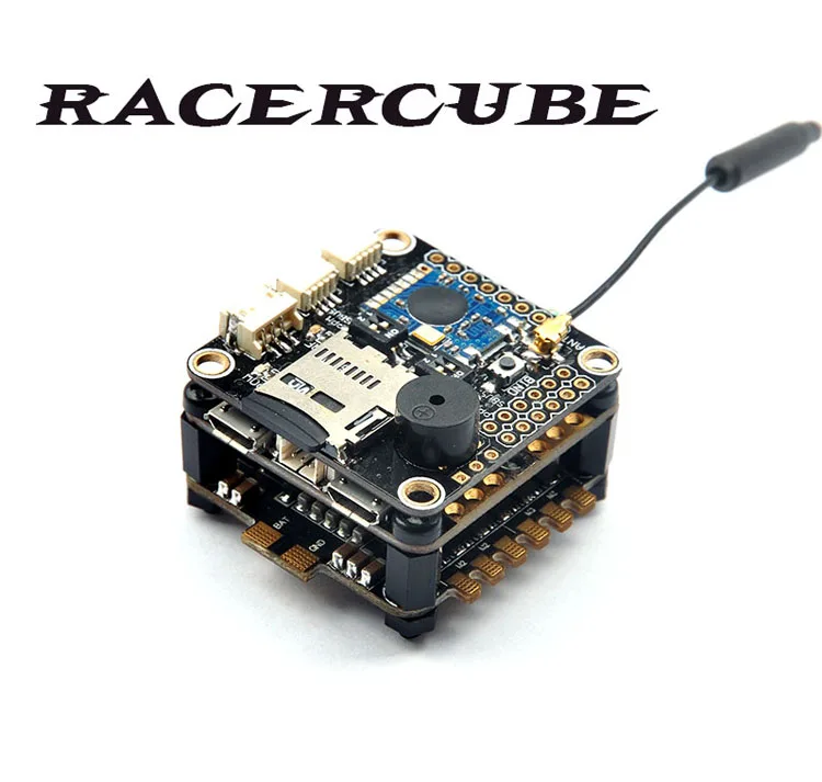 

RacerCube Integrated F3 EVO Flight Controller 4in1 Littlebee F396 MCU 20A ESC Frsky 8CH PPM/SBUS Receiver MWOSD with PDB for FPV