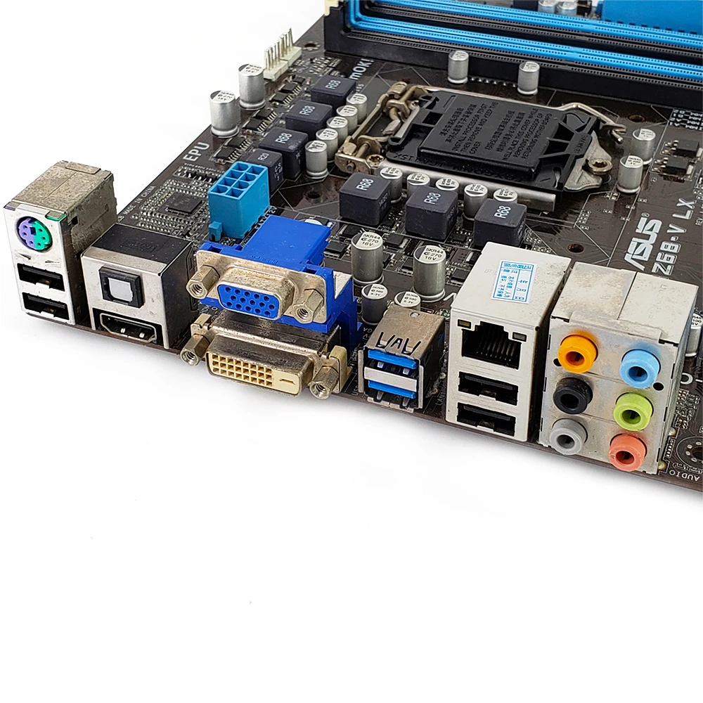 Asus P8Z68-V LX настольная материнская плата Z68 розетка LGA 1155 для i3 i5 i7 DDR3 32G SATA3 USB3.0 VGA DVI ATX оригинальная б/у материнская плата