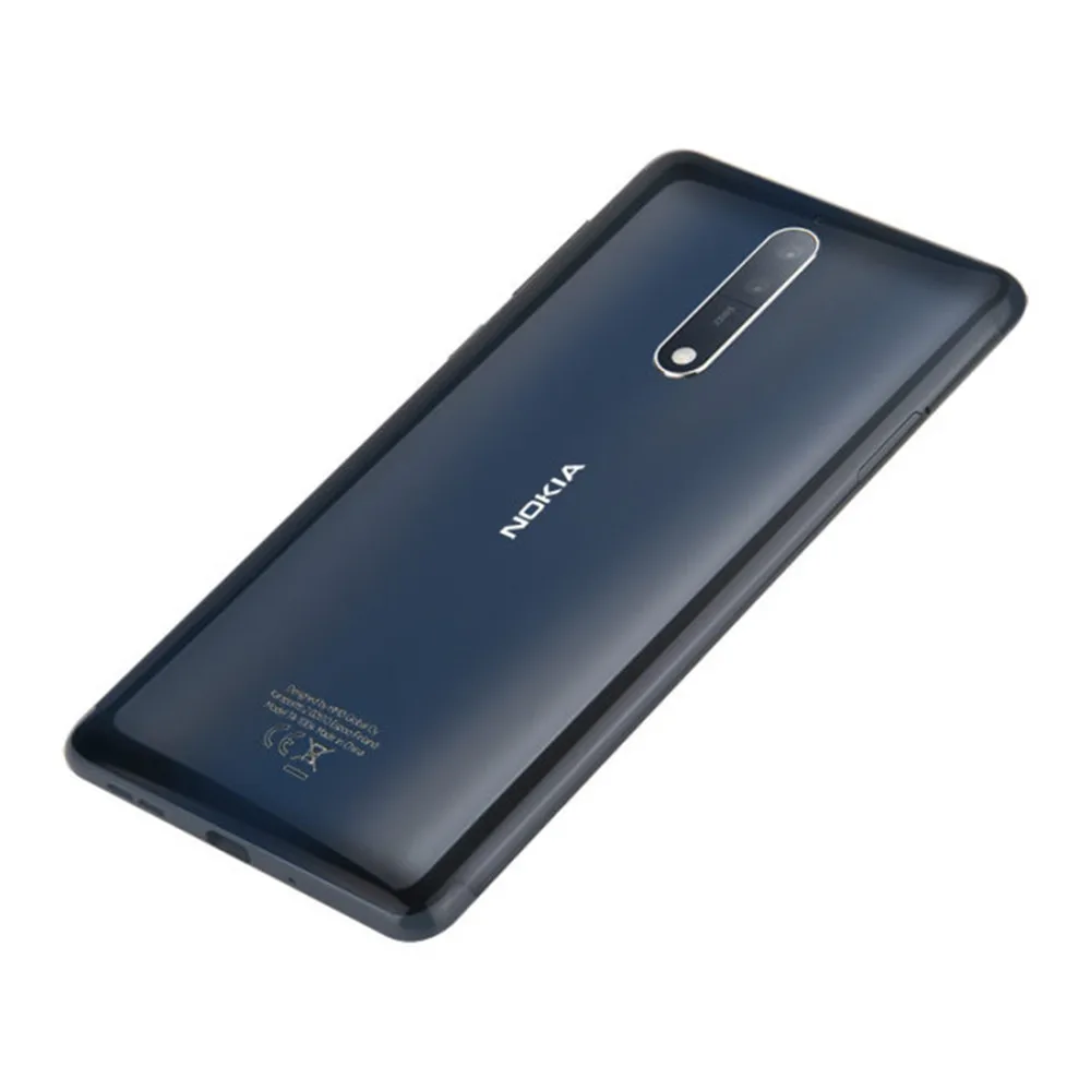 NOKIA 8 Android Smartphone TA-1004 6GB RAM 128GB ROM Snapdragon 835 2.5GHz Octa Core 5.3 Inch 2K Screen Dual Camera 4G LTE