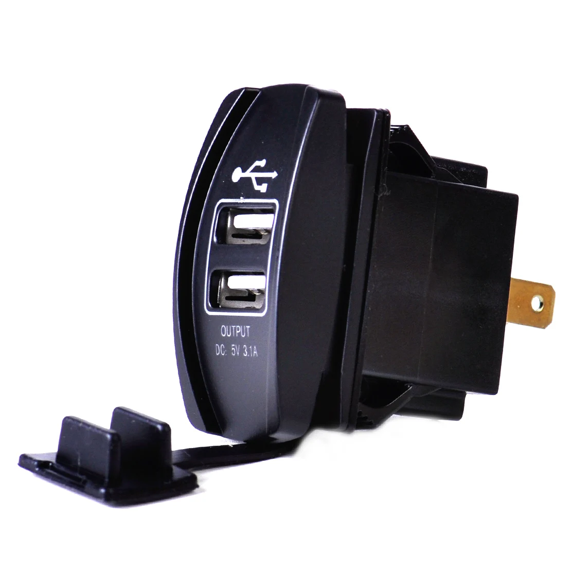 Водонепроницаемый синий светодиодный источник питания beler 12 24 в 3 1 а с двумя USB