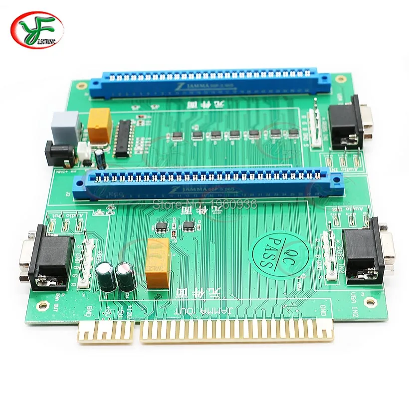 2 в 1 мульти JAMMA коммутатор несколько игр PCB адаптер JAMMA с тумблером кабель для аркадной монетоприемник игровой автомат