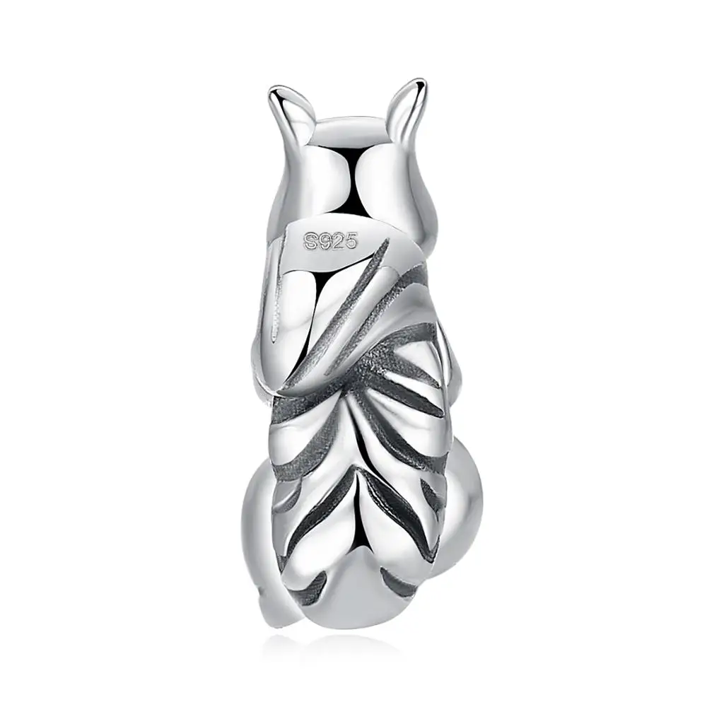 JewelryPalace 925 пробы серебро Прекрасный Белка Шарм бусины для Для женщин Новая горячая Распродажа красивые подарки Модные украшения