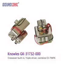 2PCS GK-31732 Knowles Balanced Armature Triple Driver Receiver Speaker In-ear Monitors DIY