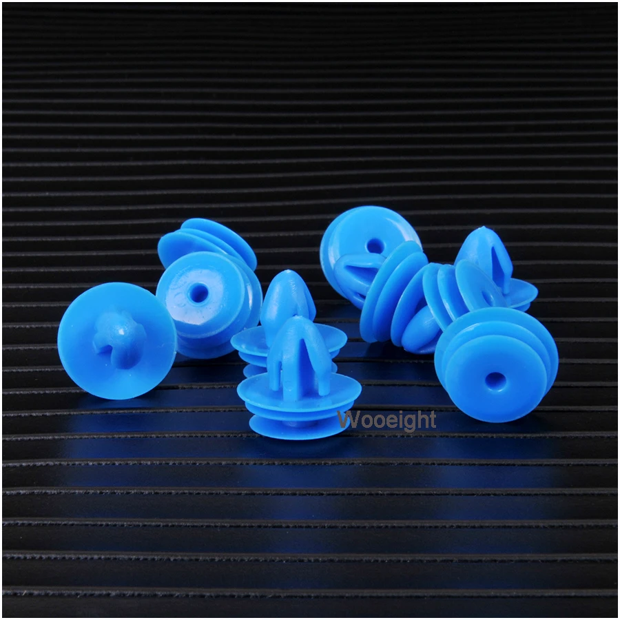 10Pcs JEAZEA OEM 82315-27000 Blue Nylon Car Trim Panel Clip Fastener Rivet Clips for Hyundai Elantra Kia Push-type Retainer
