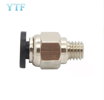 

3D printer parts PC4-M6 Straight-Through Pneumatic Connector Diameter 4MM Joints