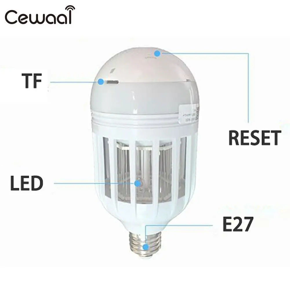 

Sports Camera Ultra 360 Camera Hiking Light Bulb 180 Degree Photo