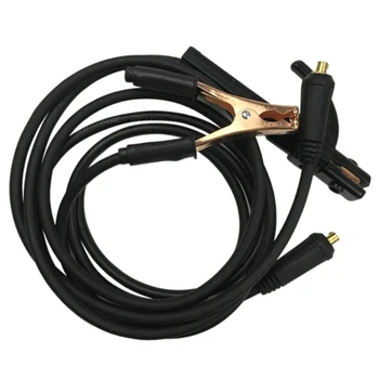 

2 Pcs 300A 1.5M Electrode Holder Stick Welders /Ground Clamp Set Welding Rod Stinger Clamping Tool 300 Amp Solder Leads Kit