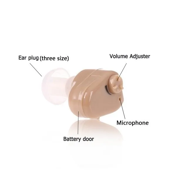 Новейший слуховой аппарат, усилитель звука в ухо, портативные слуховые ...