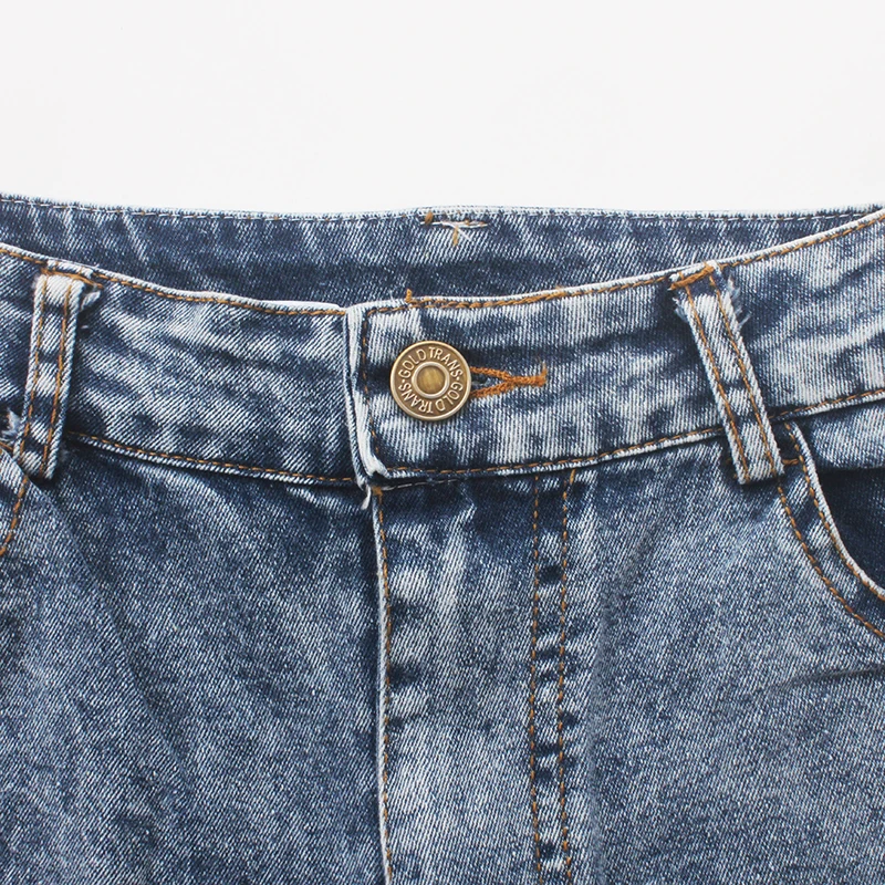 Tsuretobe модные рваные джинсы Рваные Женские повседневные штаны с высокой талией женские высококачественные летние длинные женские джинсовые брюки
