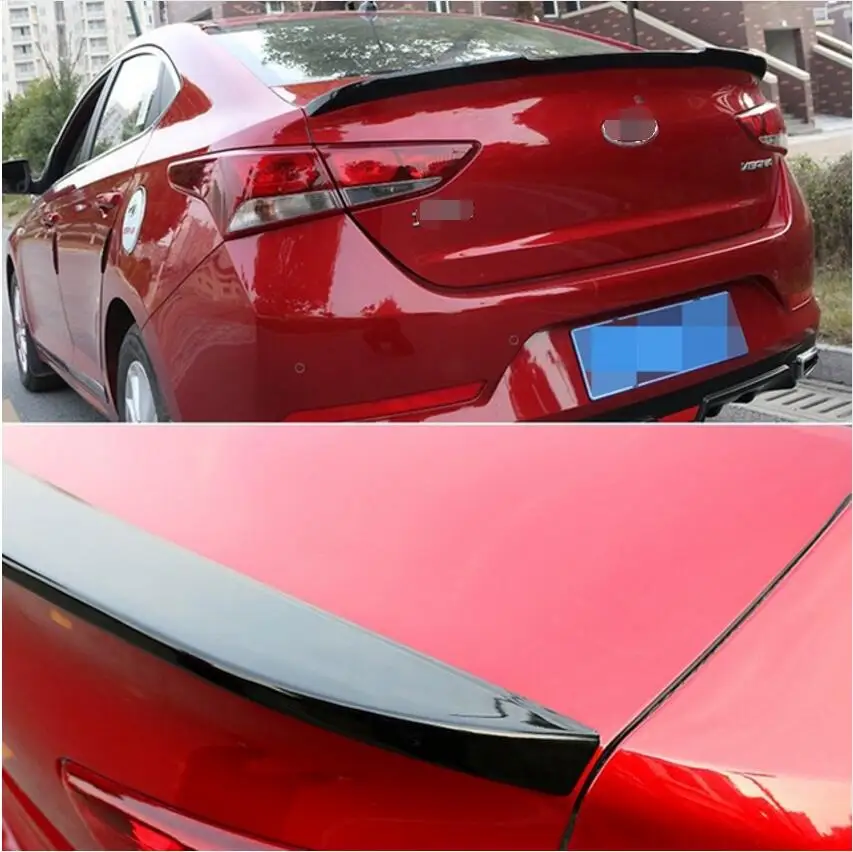 For new Verna accent Spoiler 2017 ABS Material Car Rear Wing Primer Color Hyundai 2017+ | Автомобили и мотоциклы