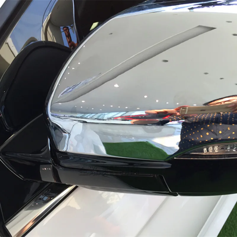 2 шт./компл. автомобиля abs зеркало заднего вида для укладки волос крышка для ford edge аксессуары